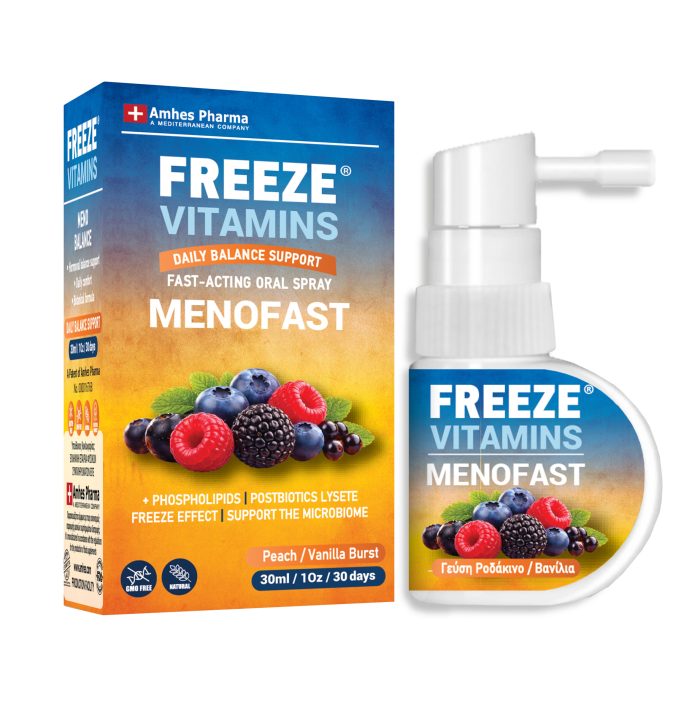 FREEZE VITAMINS MENOFAST Spray 30ml — Παγωμένη βιταμίνη